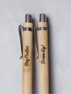 Wooden stylus pens 2 NWOT